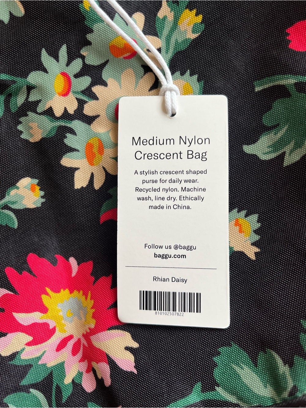 BAGGU Laura Ashley Medium Crescent Bag BNWT - Picture 5 of 9